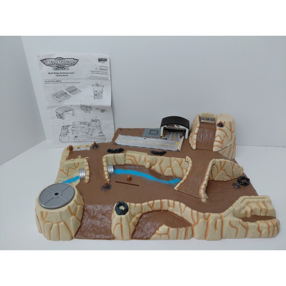 Wolf Ridge Battleground Base Military Command Micro Machine Galoob '98 As Is‎
